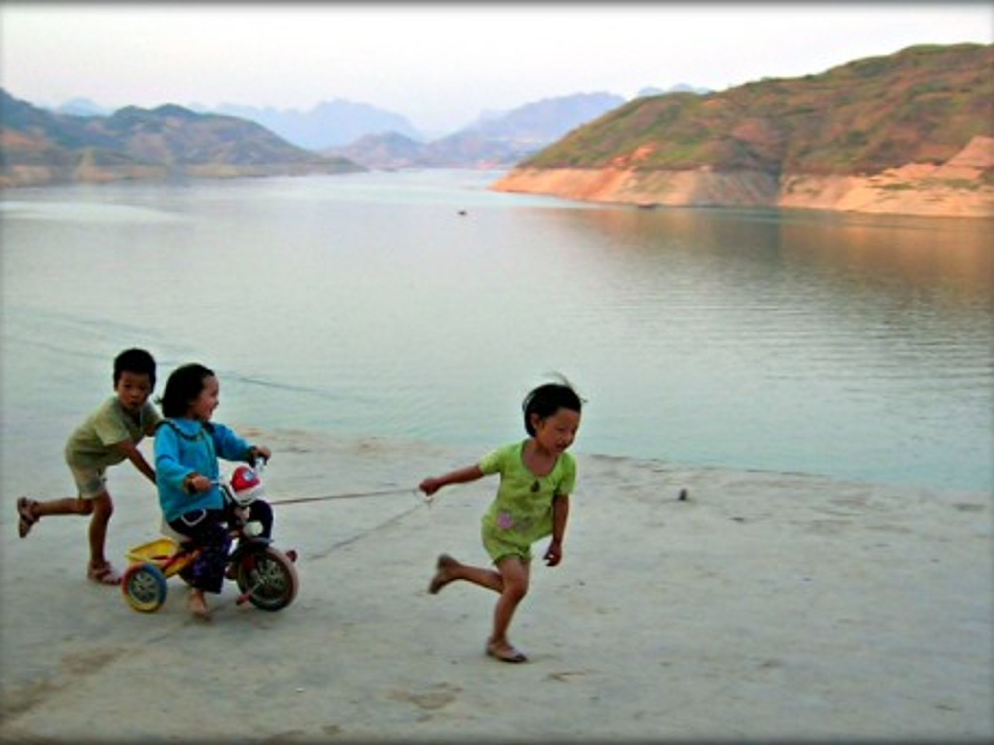 Kids playing in Guizhou in southwestern China