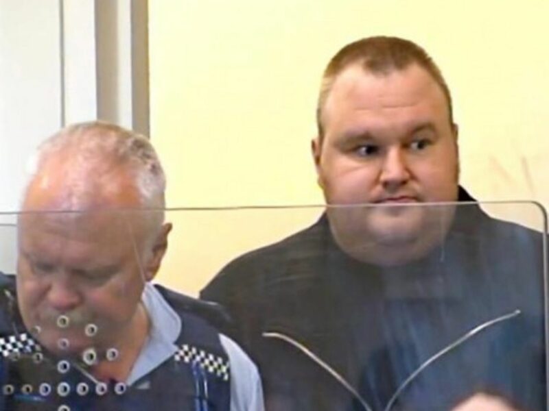 Kim Dotcom appearing before a New Zealand court on Jan. 23, 2012 (afpde)