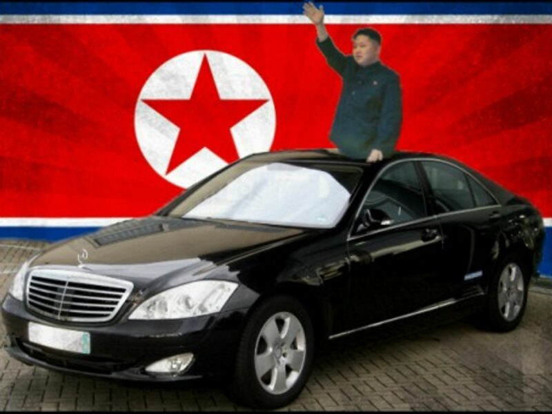 Kim Jong-un likes his German wheels...