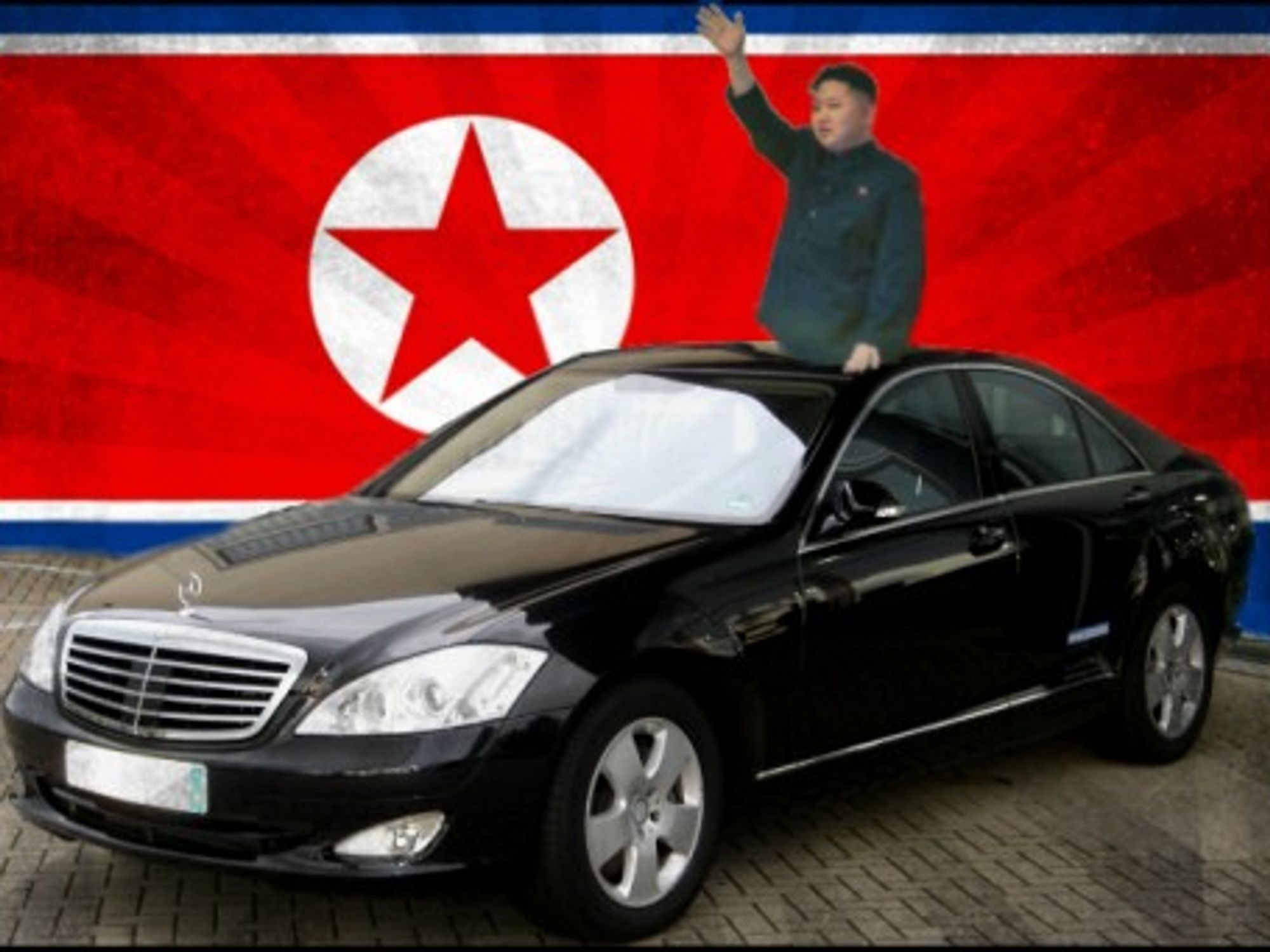 Kim Jong-un likes his German wheels...