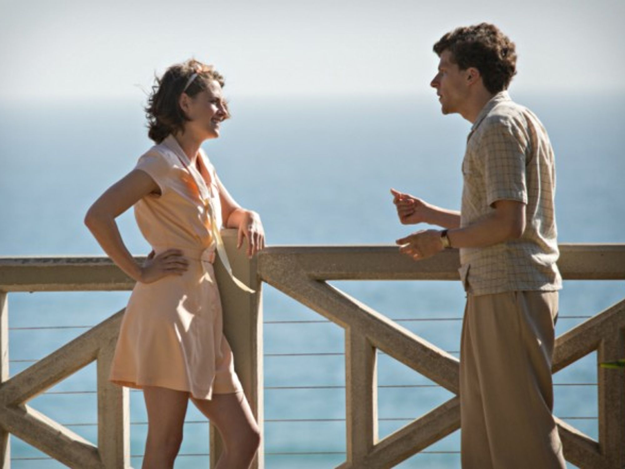 Kristen Stewart and Jesse Eisenberg in Woody Allen's Cafe Society