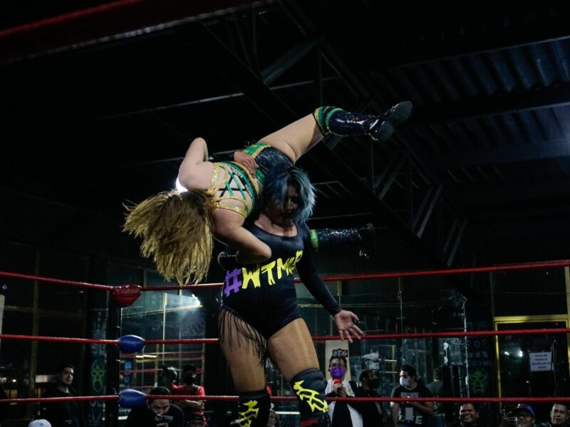 Lady Amazona, 29, a lucha libre wrestler for 10 years, recently competed against five other luchadoras in the Furia de Titanes women’s championship.