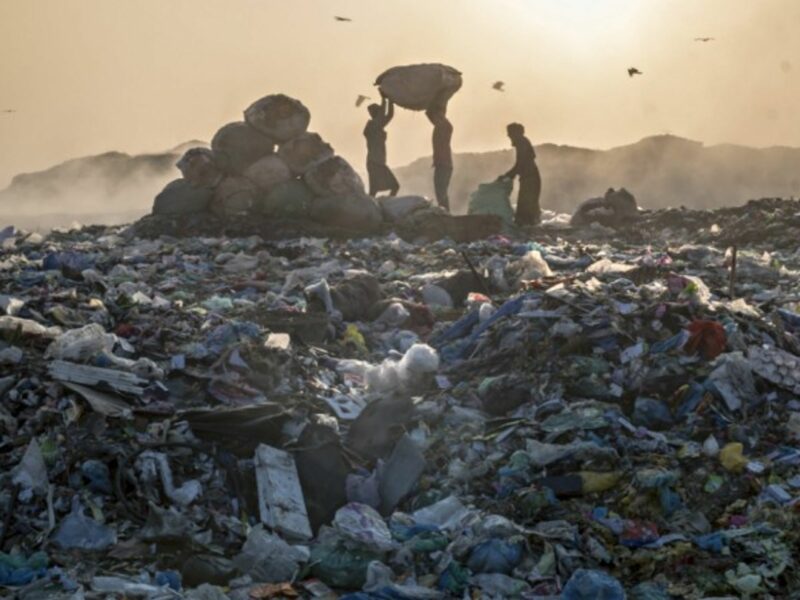 Landfill in Sylhet, Bangladesh