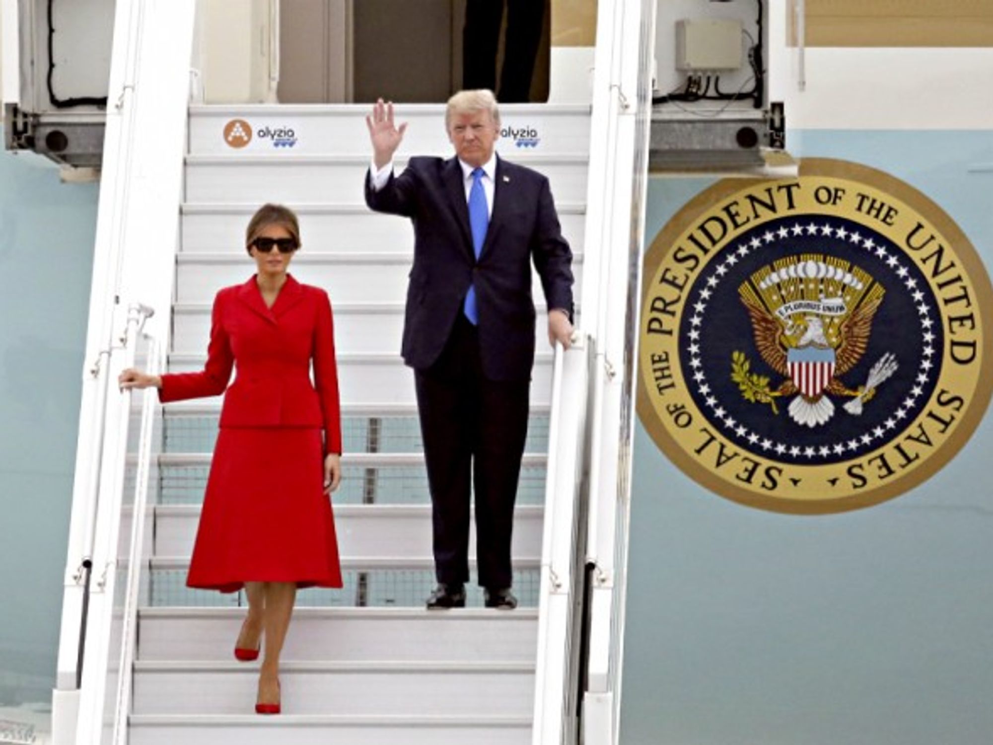 Landing in Paris on July 13