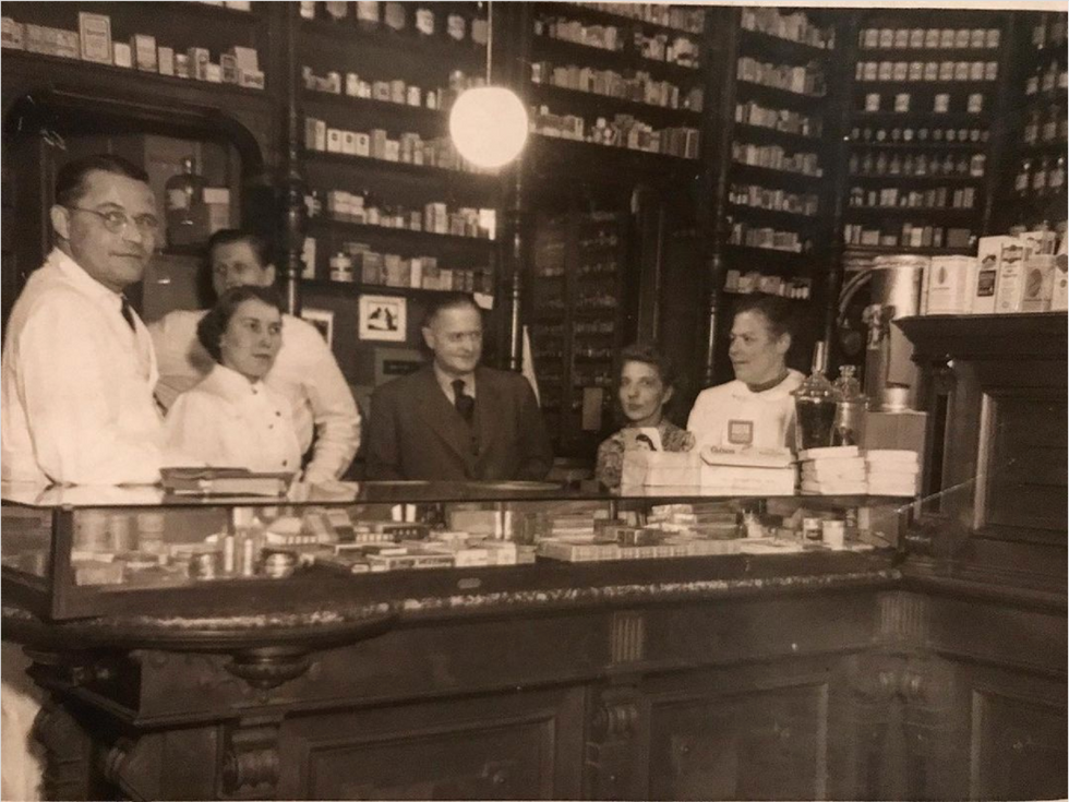 L'Apotheque was built in 1861 and is one of the oldest pharmacies in Germany.