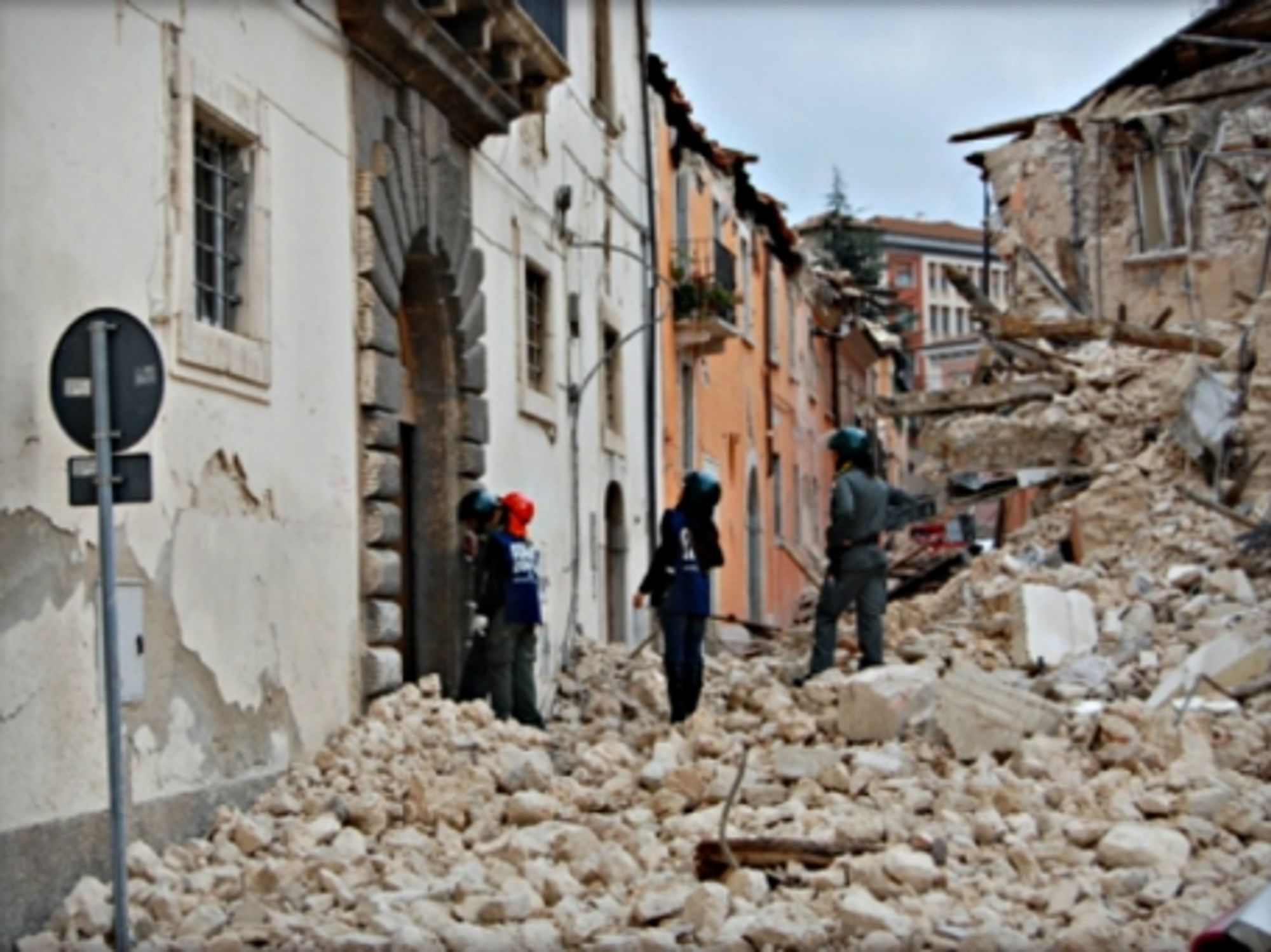 L'Aquila after the 2009 earthquake