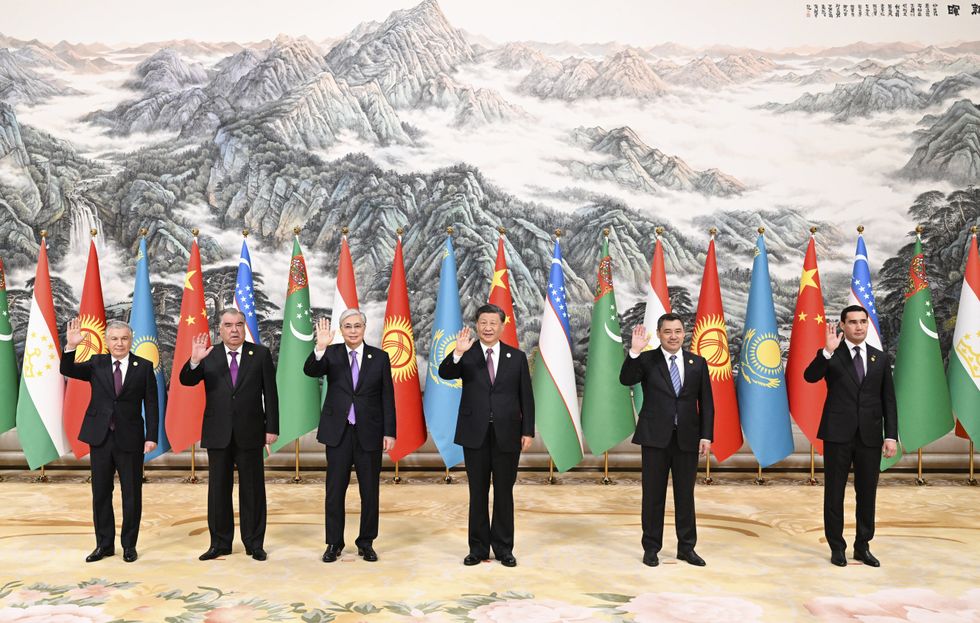 Leaders from Central Asia countries meet with Chinese President Xi Jinping for the first China-Central Asia Summit.