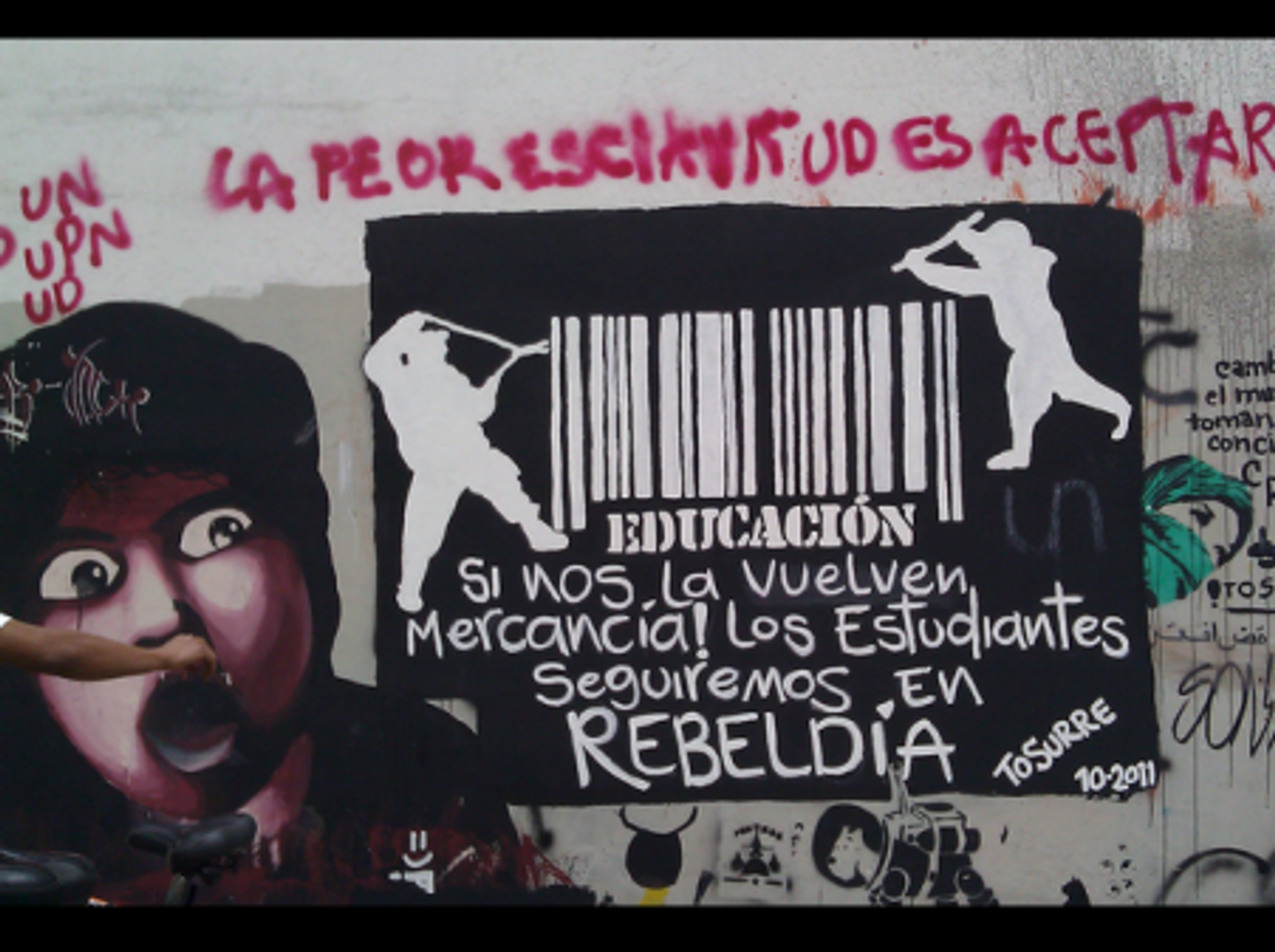 Leaving his mark in Bogota