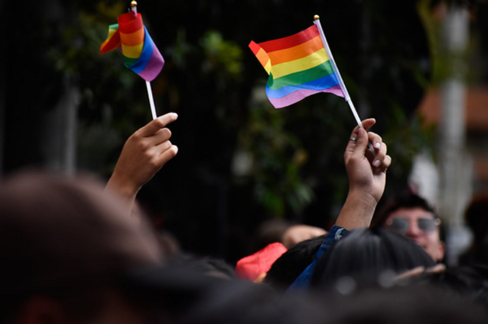 LGBTQ+ protests in Bogota, Colombia, in July 2022.