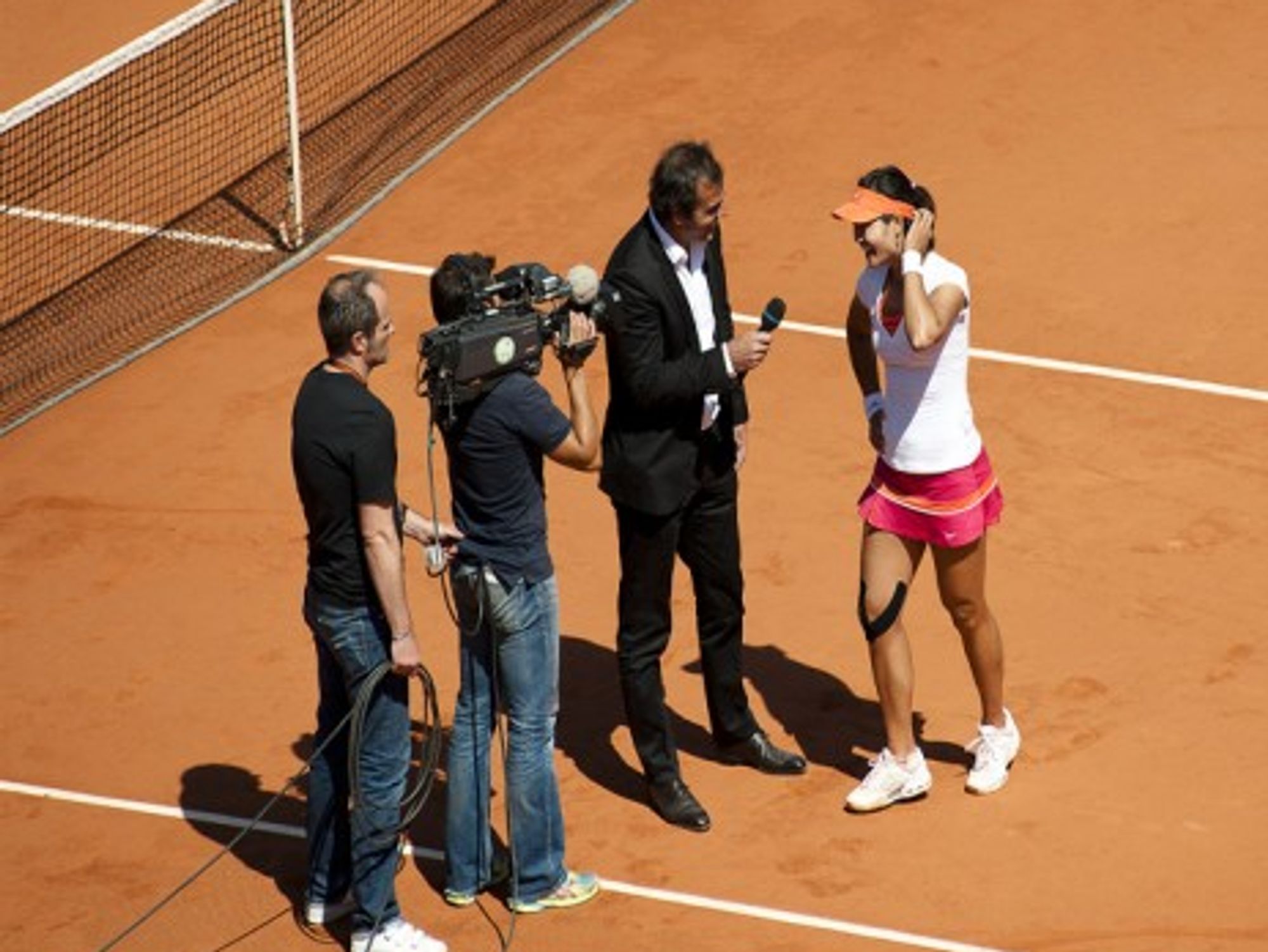 Li Na at last year's French Open (Frédéric de Villamil)