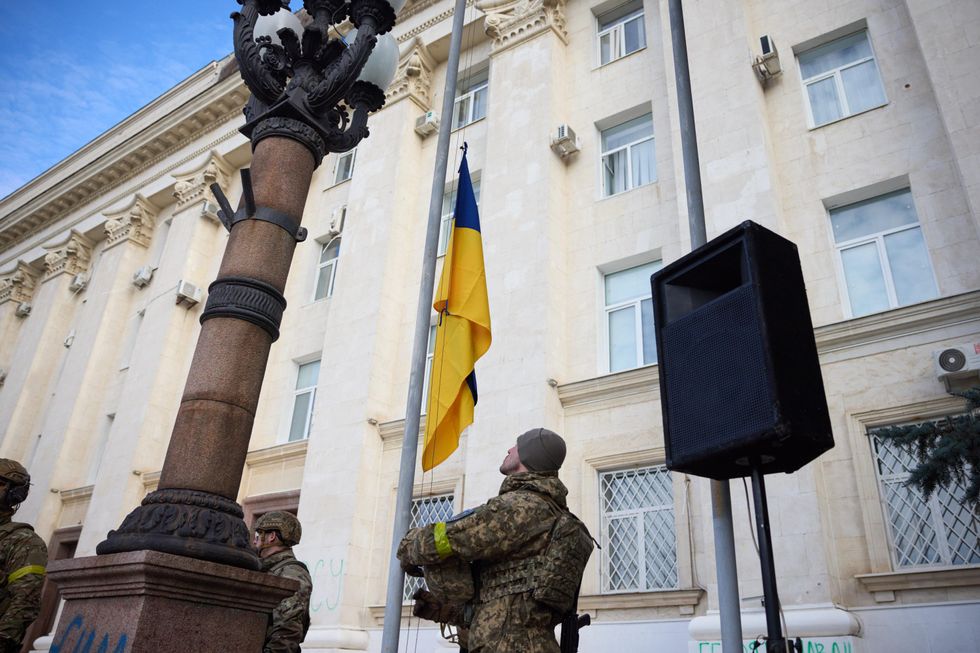 Liberated city of Kherson