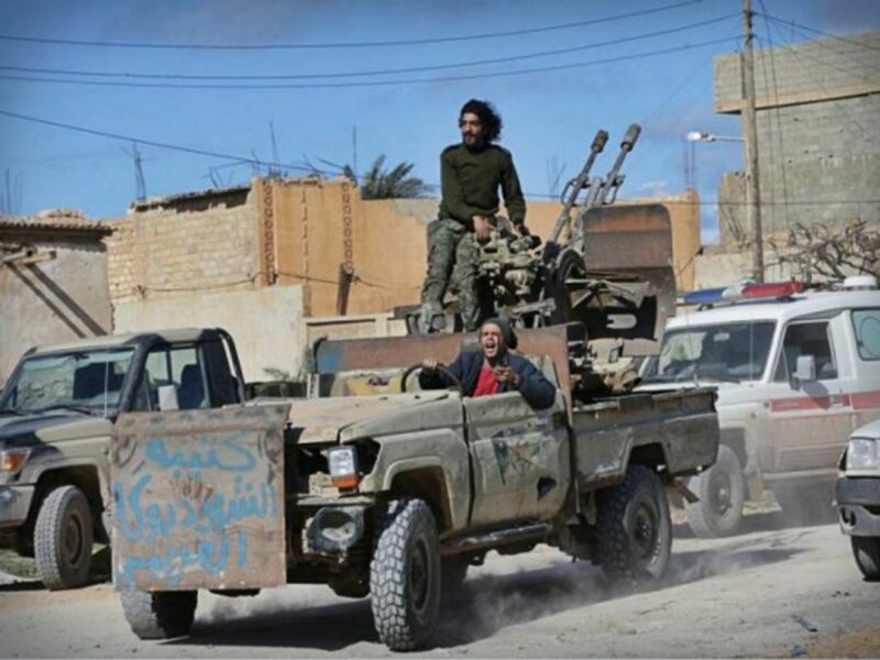 Libyan National Guard members in Tripoli