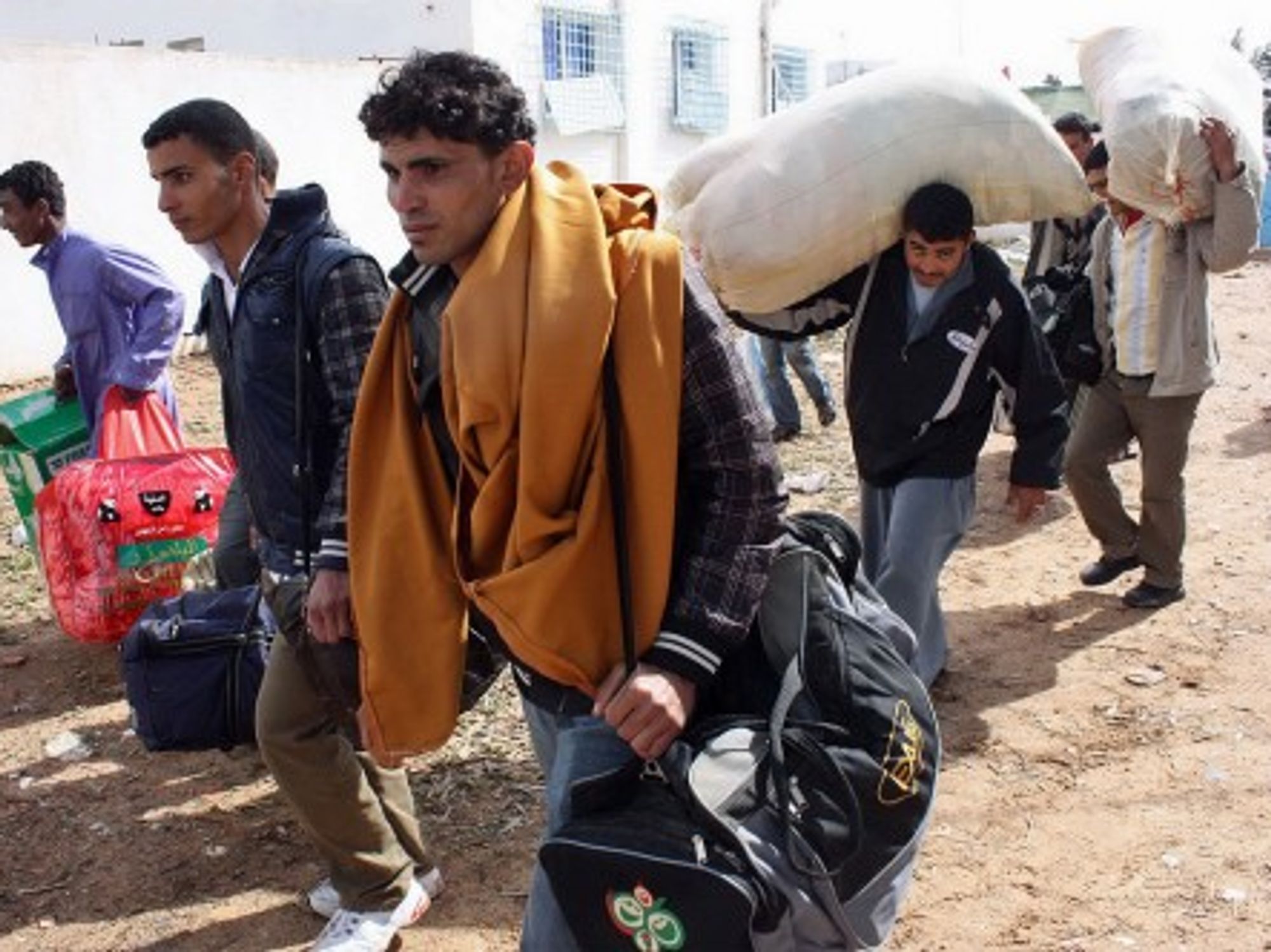 Libyan refugees are forced to flee