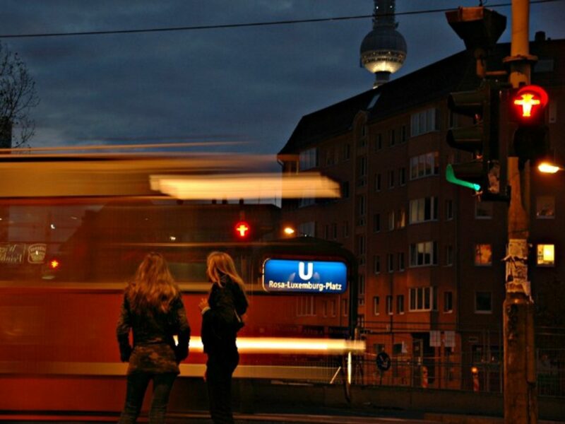 Light turns red in Berlin
