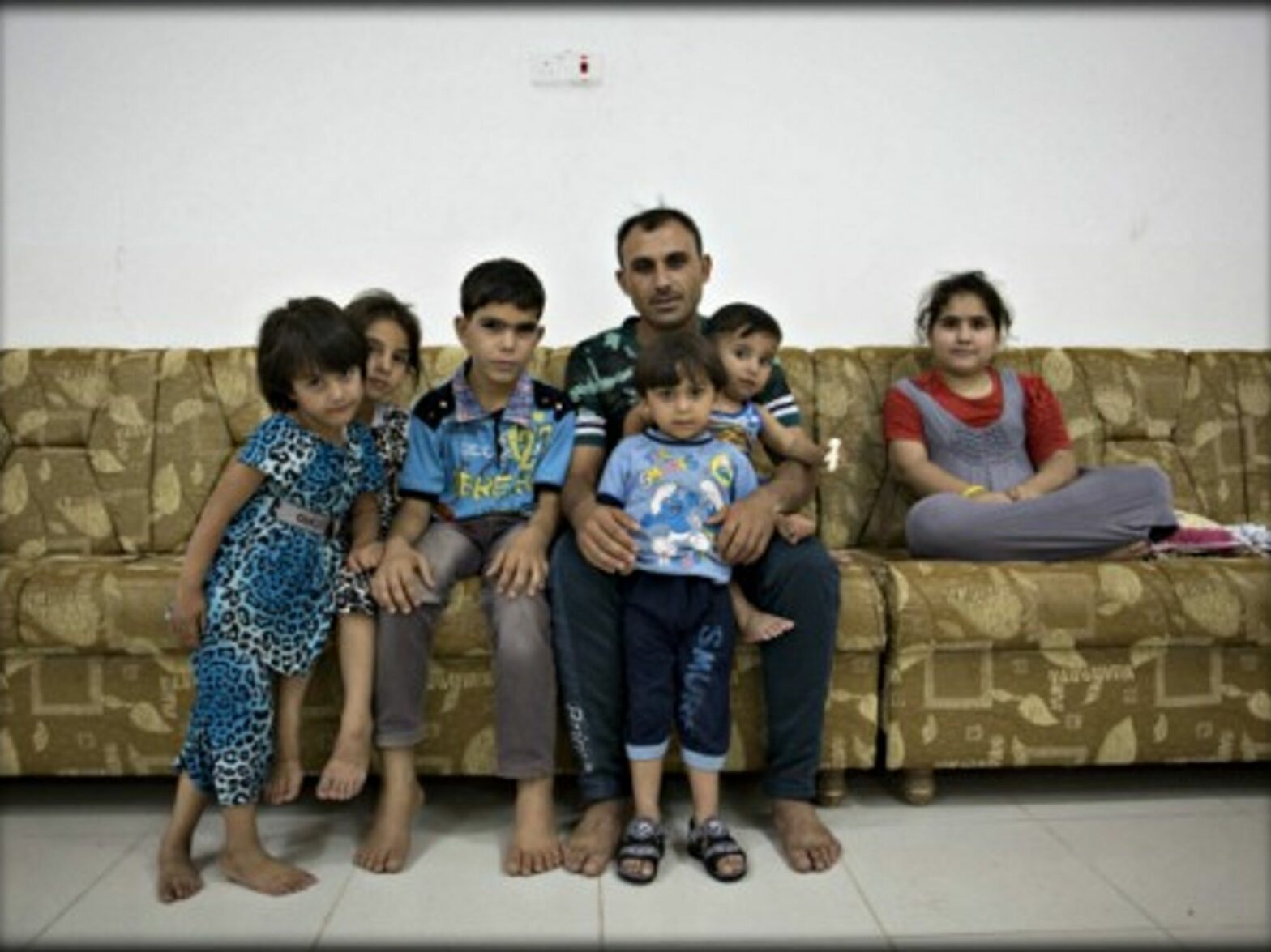 Like this family, thousands of residents have fled Iraq's second largest city Mosul.