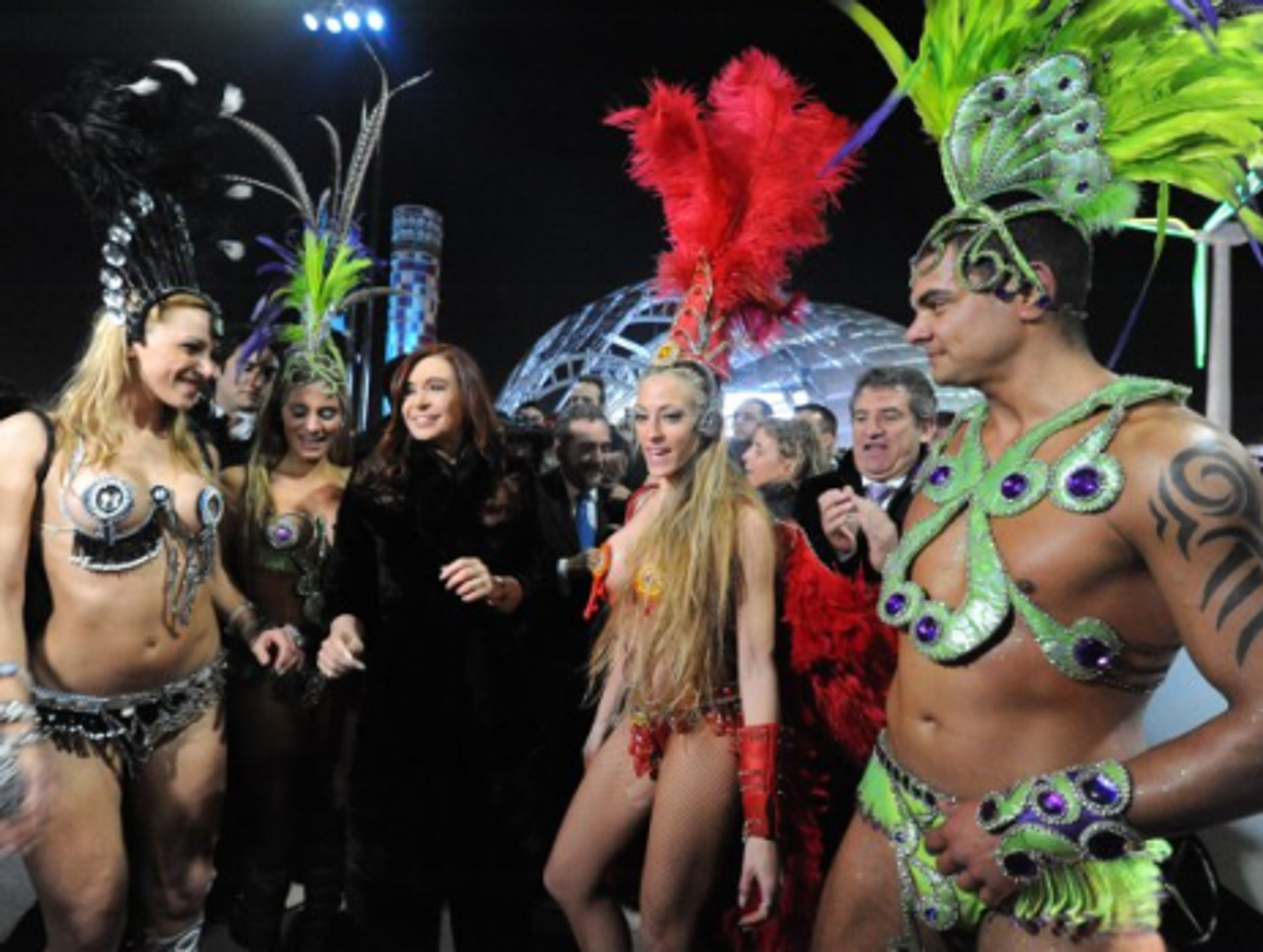 Living it up, President Kirchner style