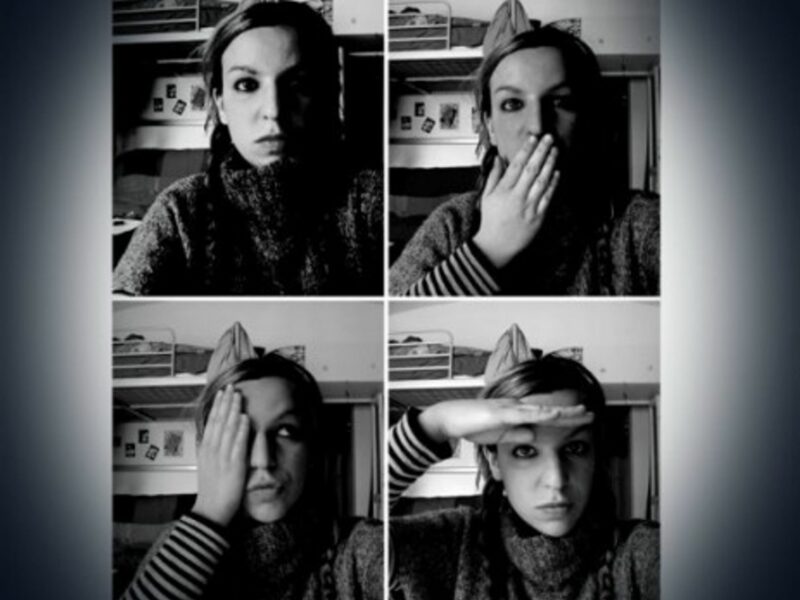 Look, silence, wink, salute