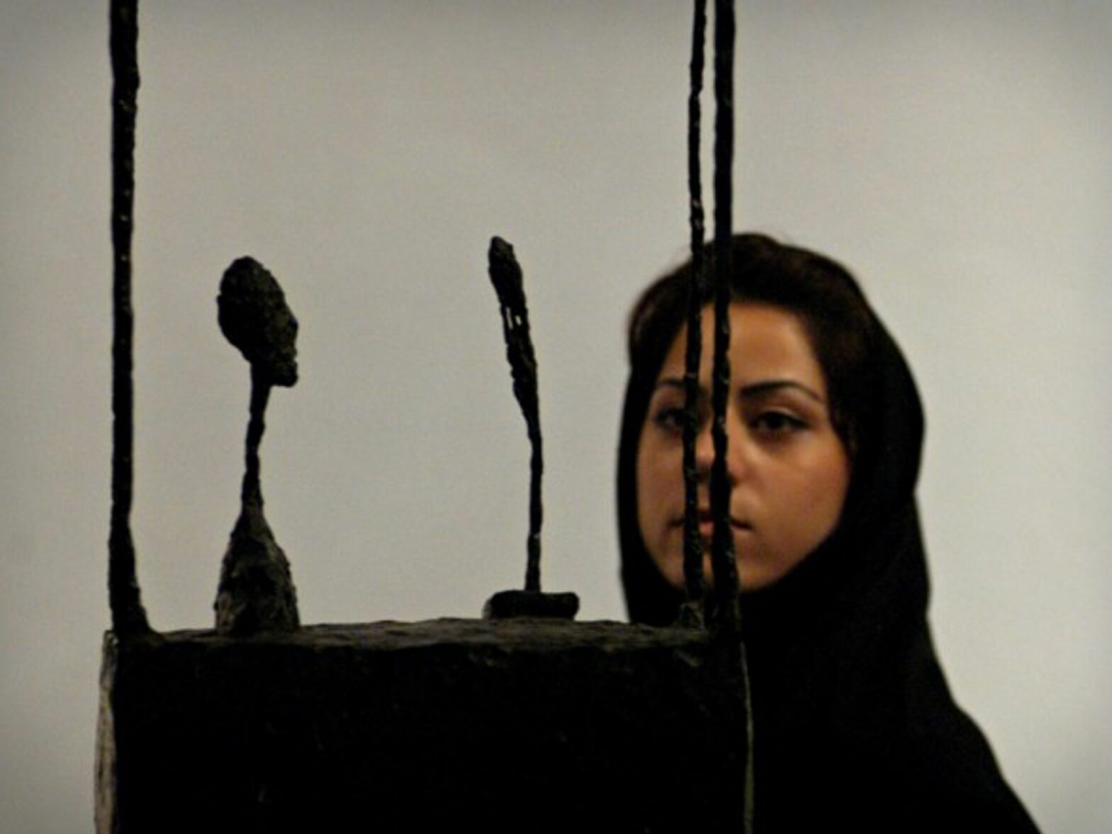 Looking at Giacometti 'In Cage' at Tehran's Museum of Contemporary Art
