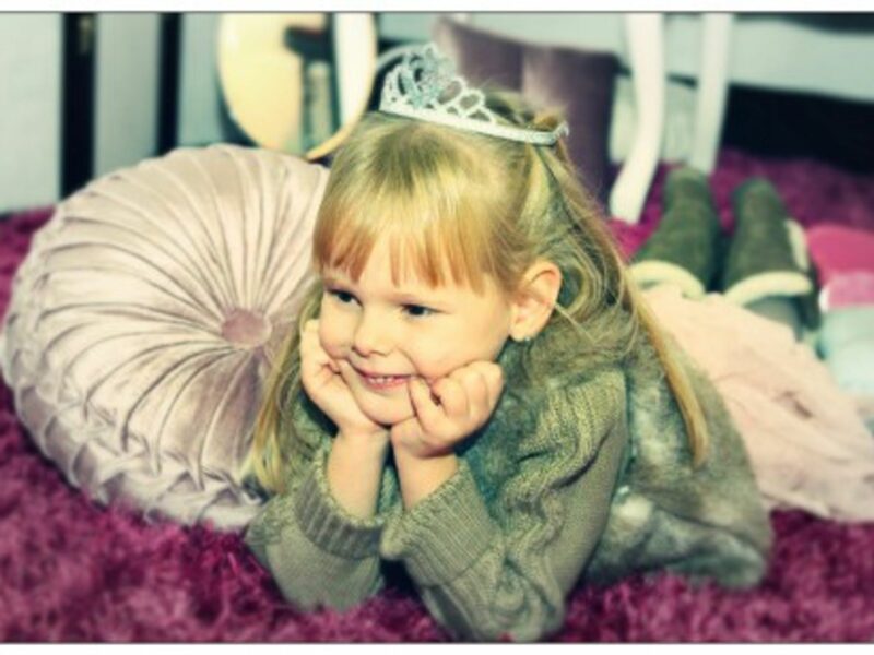 Looking princessy