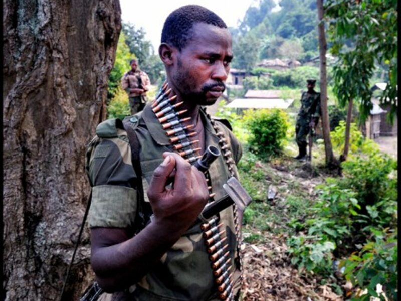 M23 troops in Bunagana, North Kivu