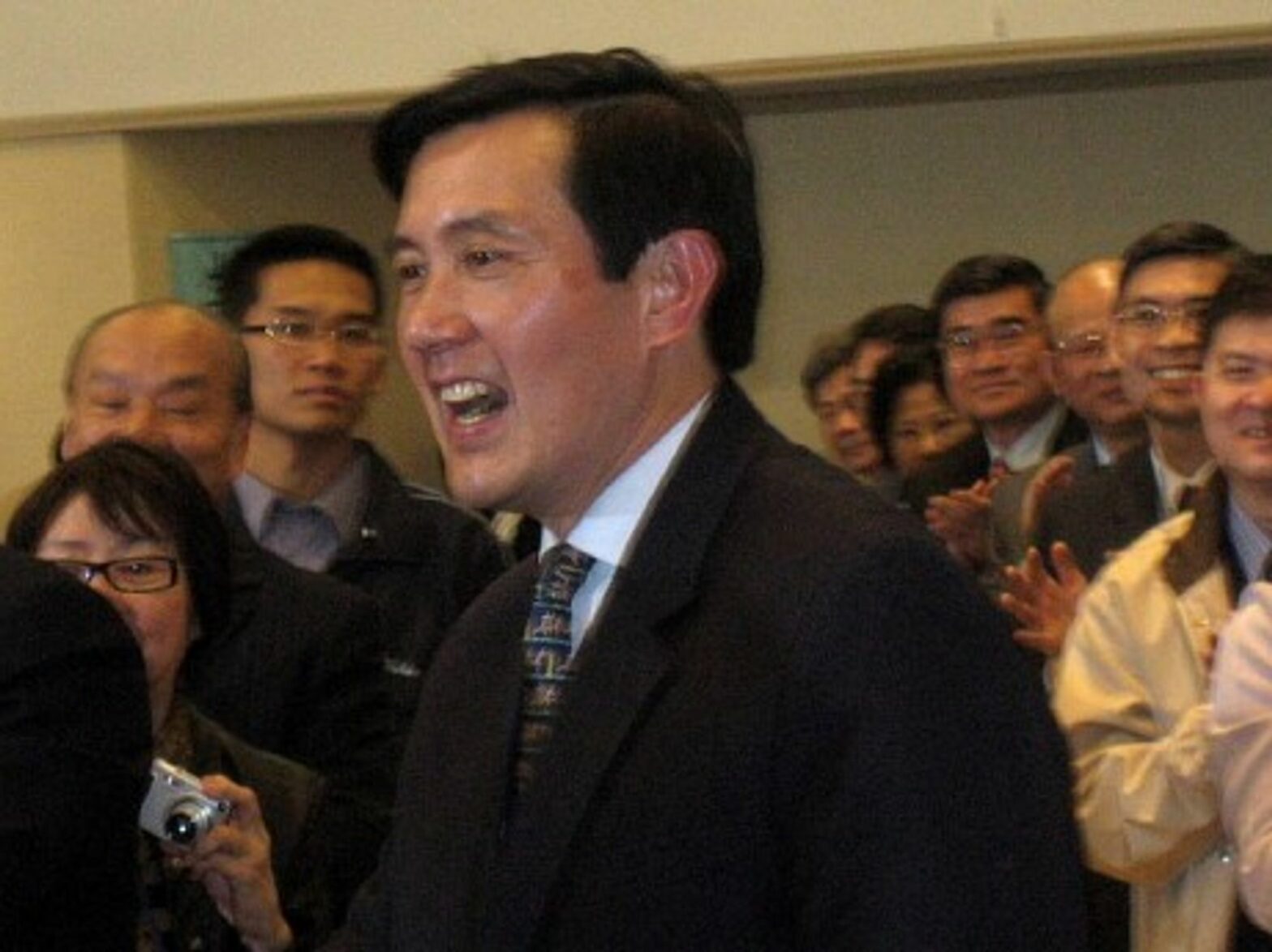 Ma at a campaign event (Prince Roy)