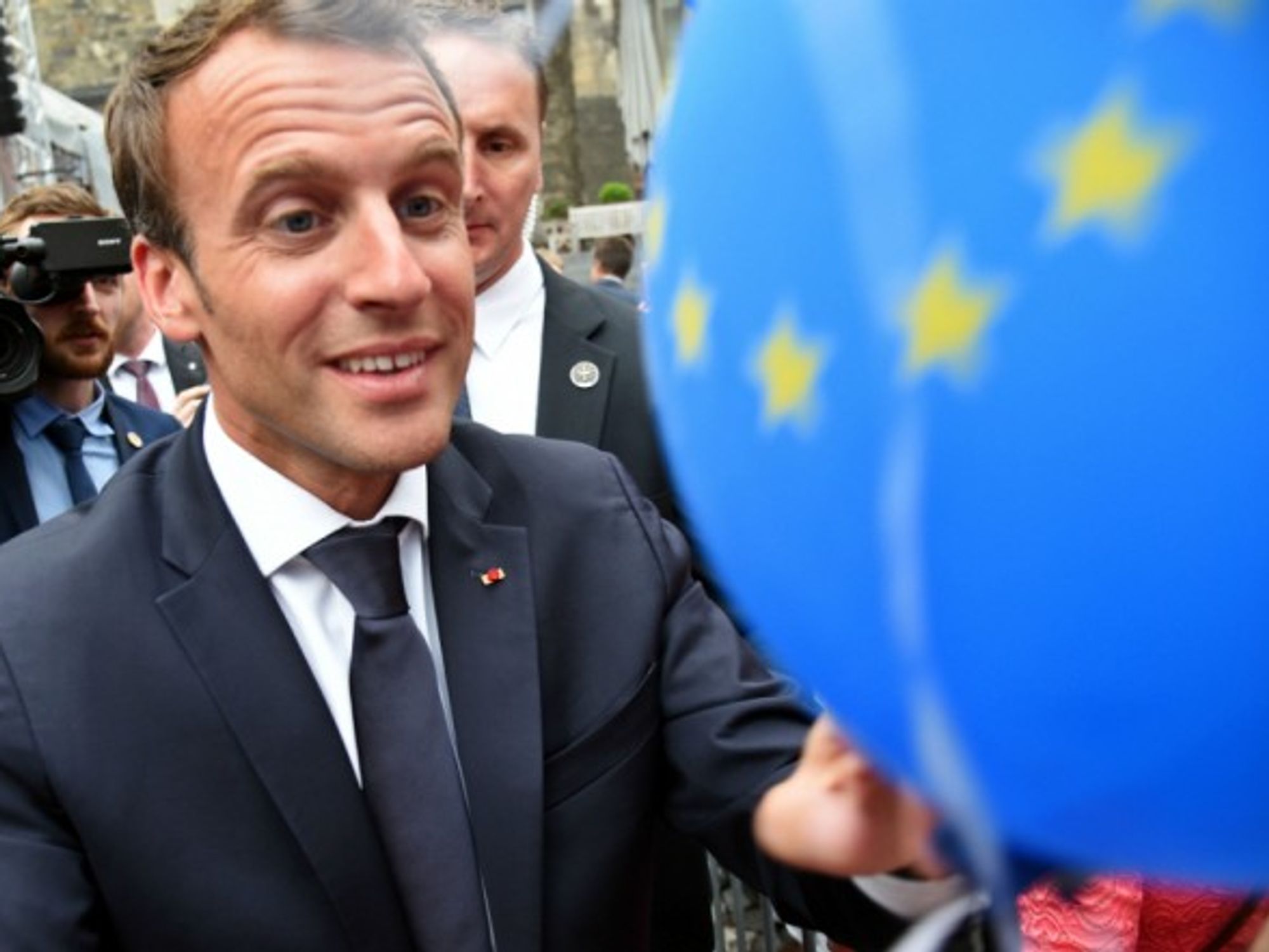 Macron in Aachen on May 9