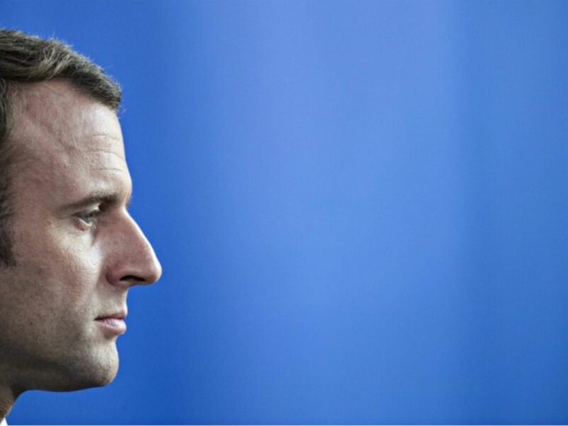 Macron in Berlin on May 15.