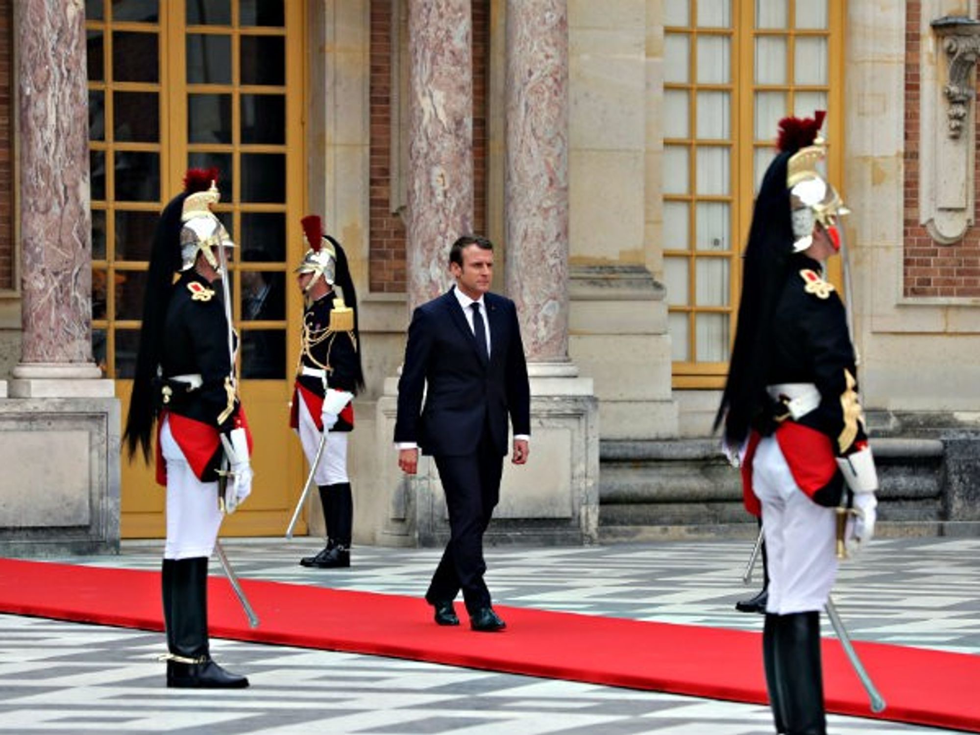 Macron is the only openly pro-EU candidate