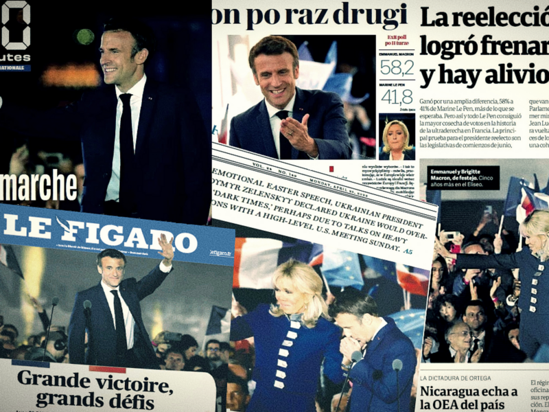 Macron, Part Deux: France And The World React In 22 Front Pages