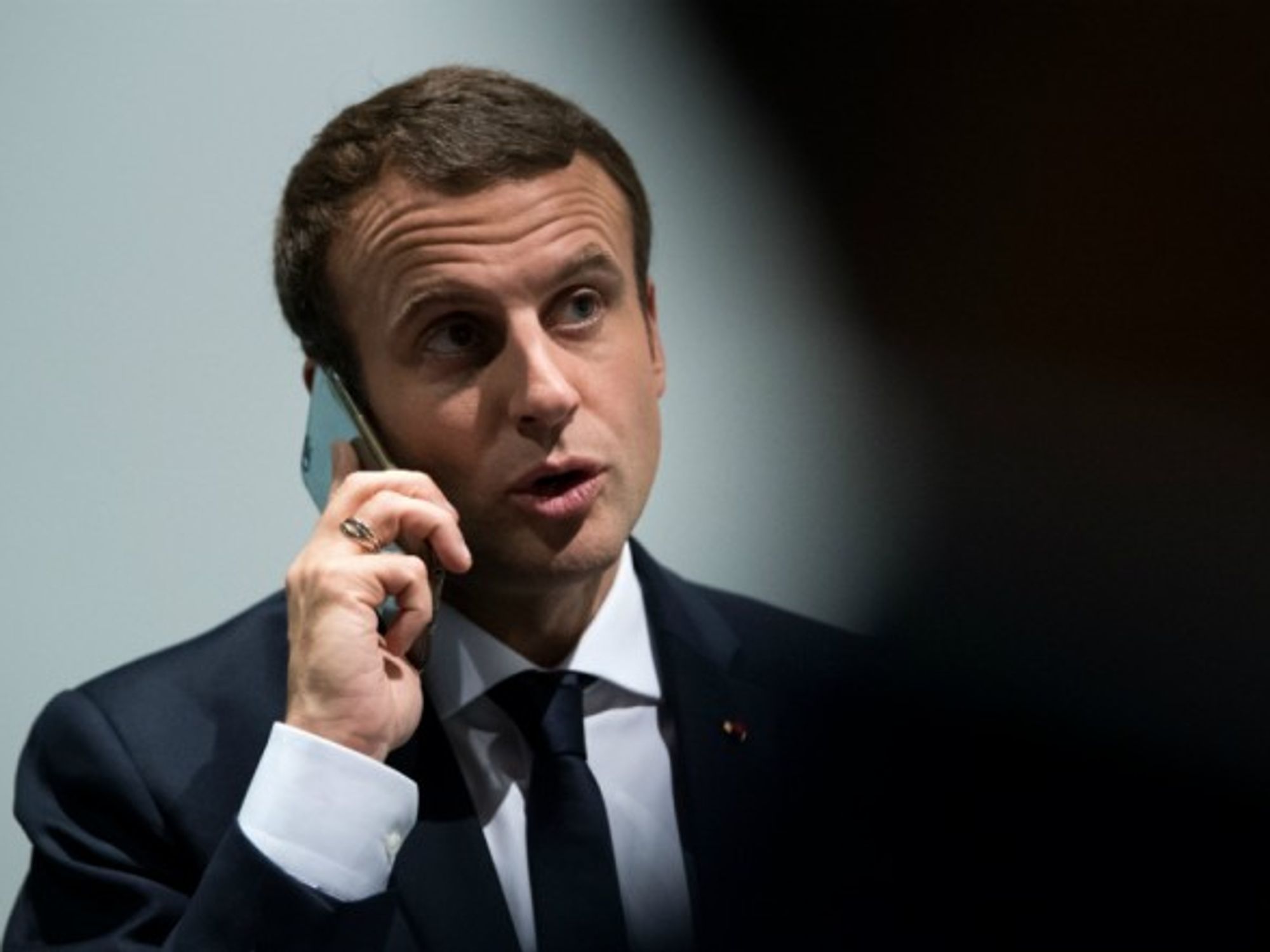 Macron's telephone diplomacy
