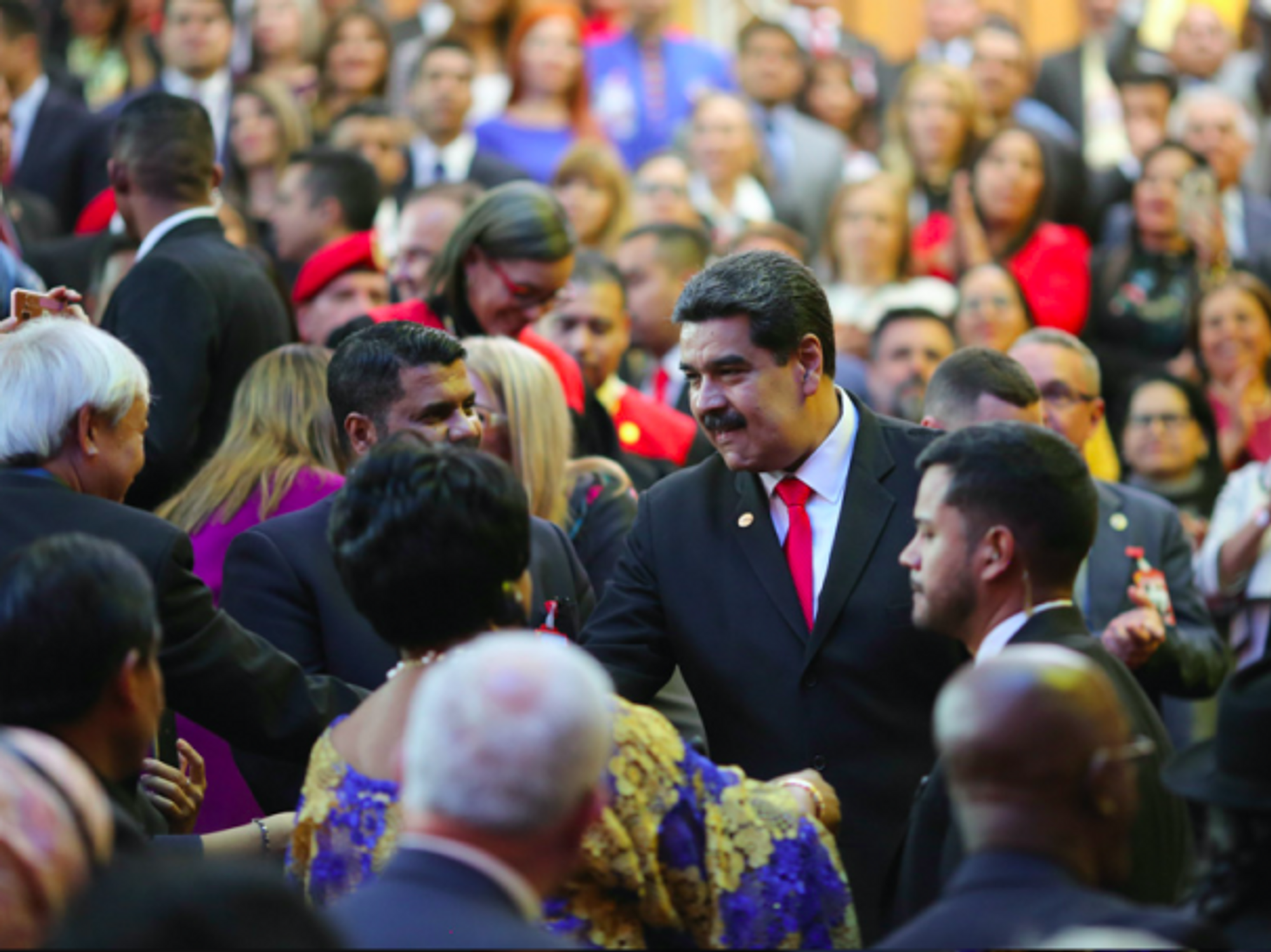 Maduro earlier this year in El Salvador