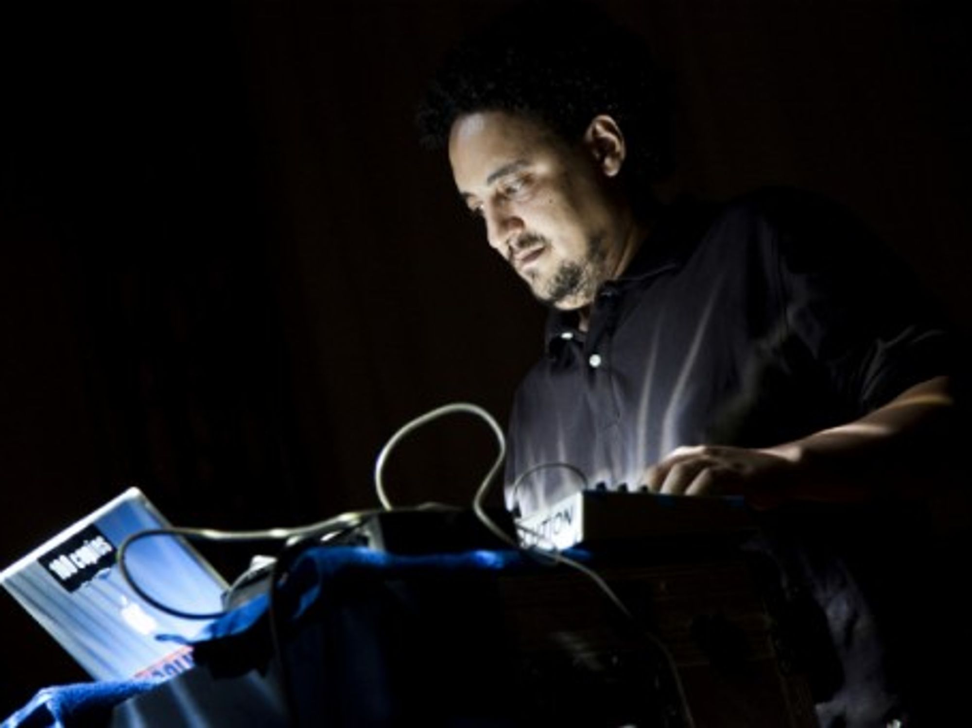 Mahmoud Refat, an Egyptian musician and the founder of 100Copies, in October 2009.