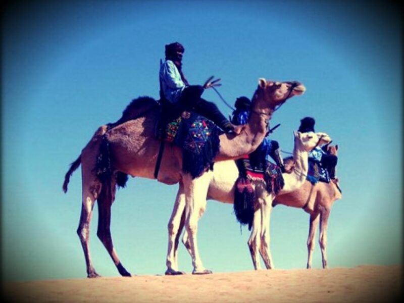 Mali's Tuareg, also called the "Blue People" for their indigo traditional clothing