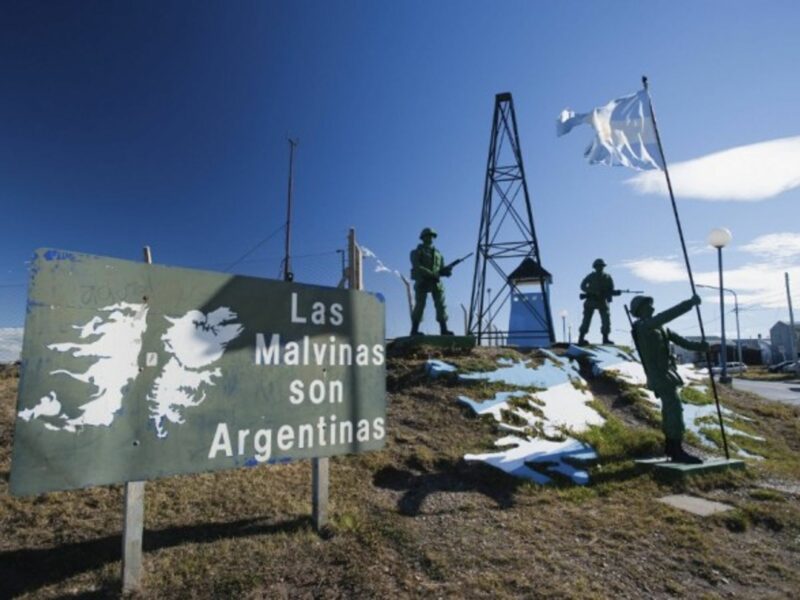 Malvinas Monument in Rio Grande, Argentina
