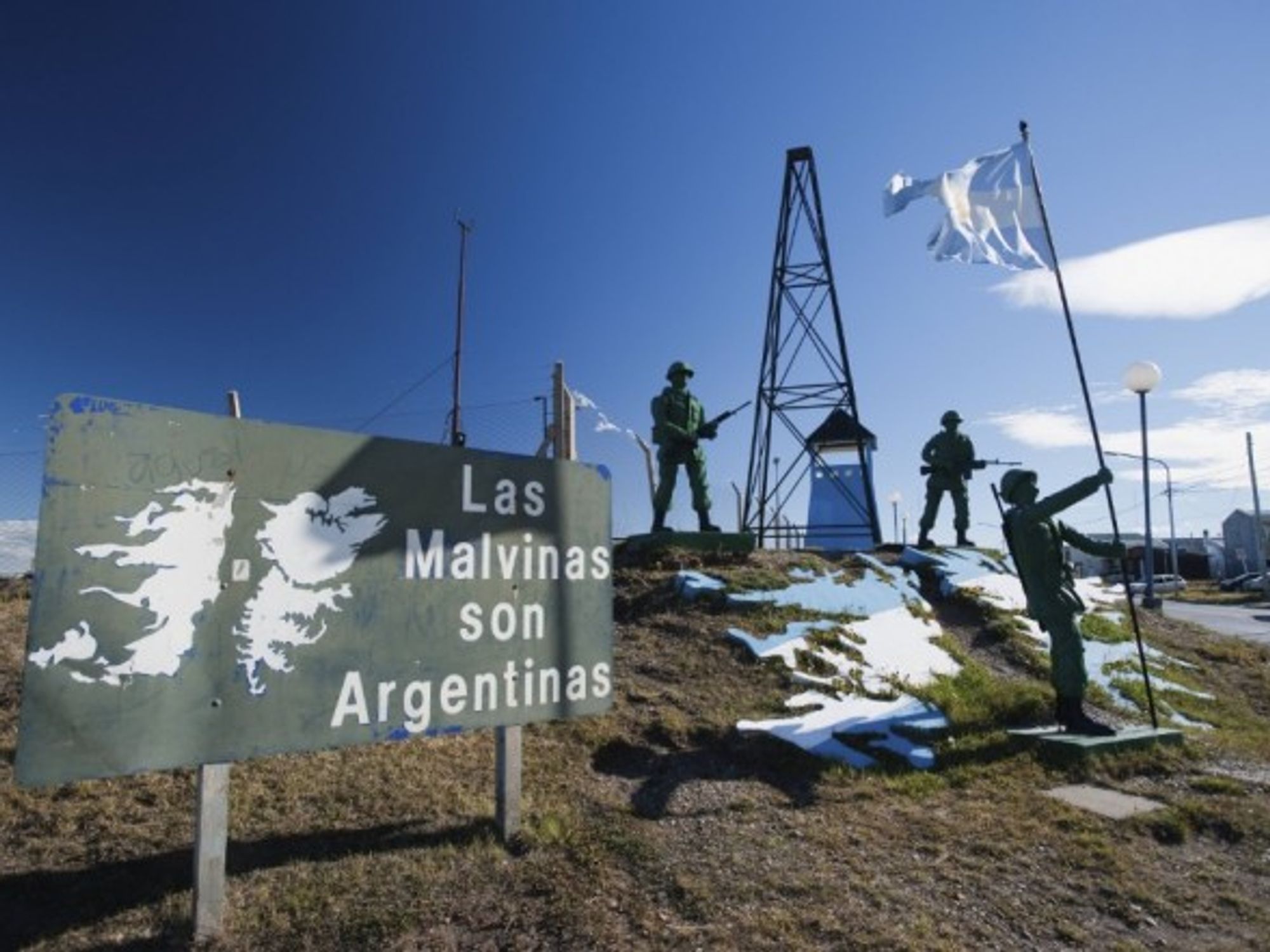 Malvinas Monument in Rio Grande, Argentina