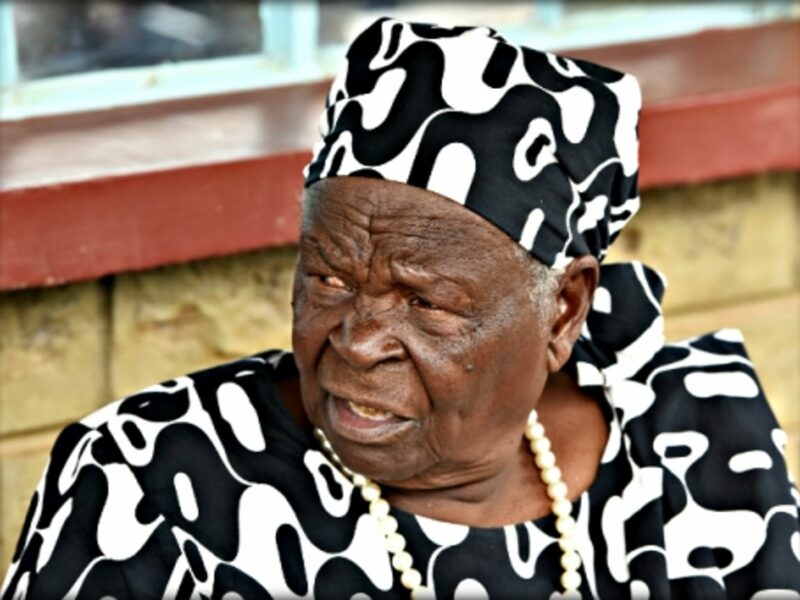 Mama Sarah Obama in Kogelo on June 29
