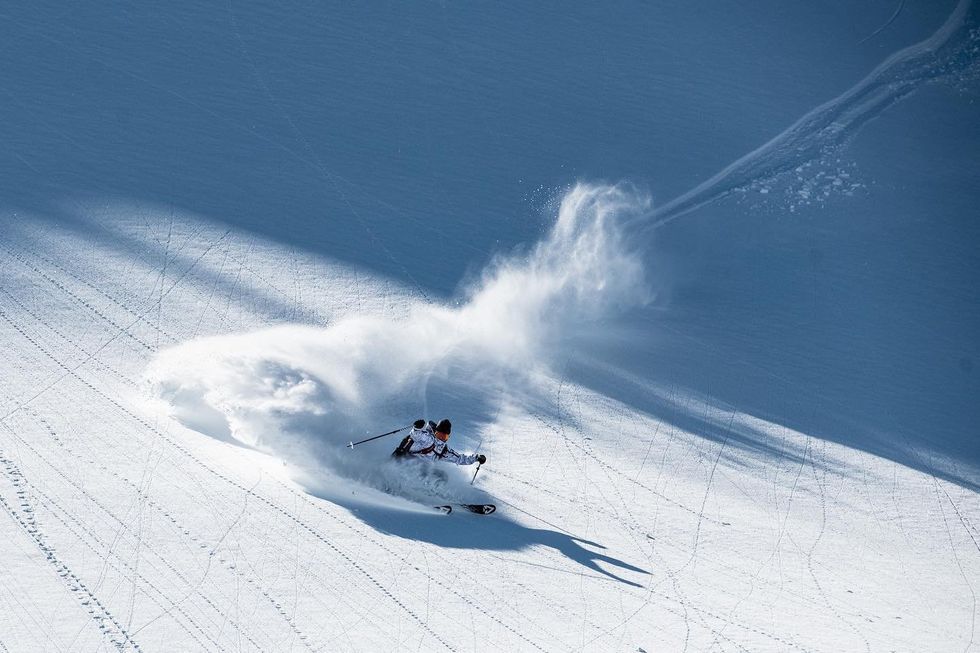 Man skiing in Aspen