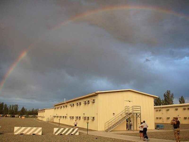 Manas air base in Kyrghizistan