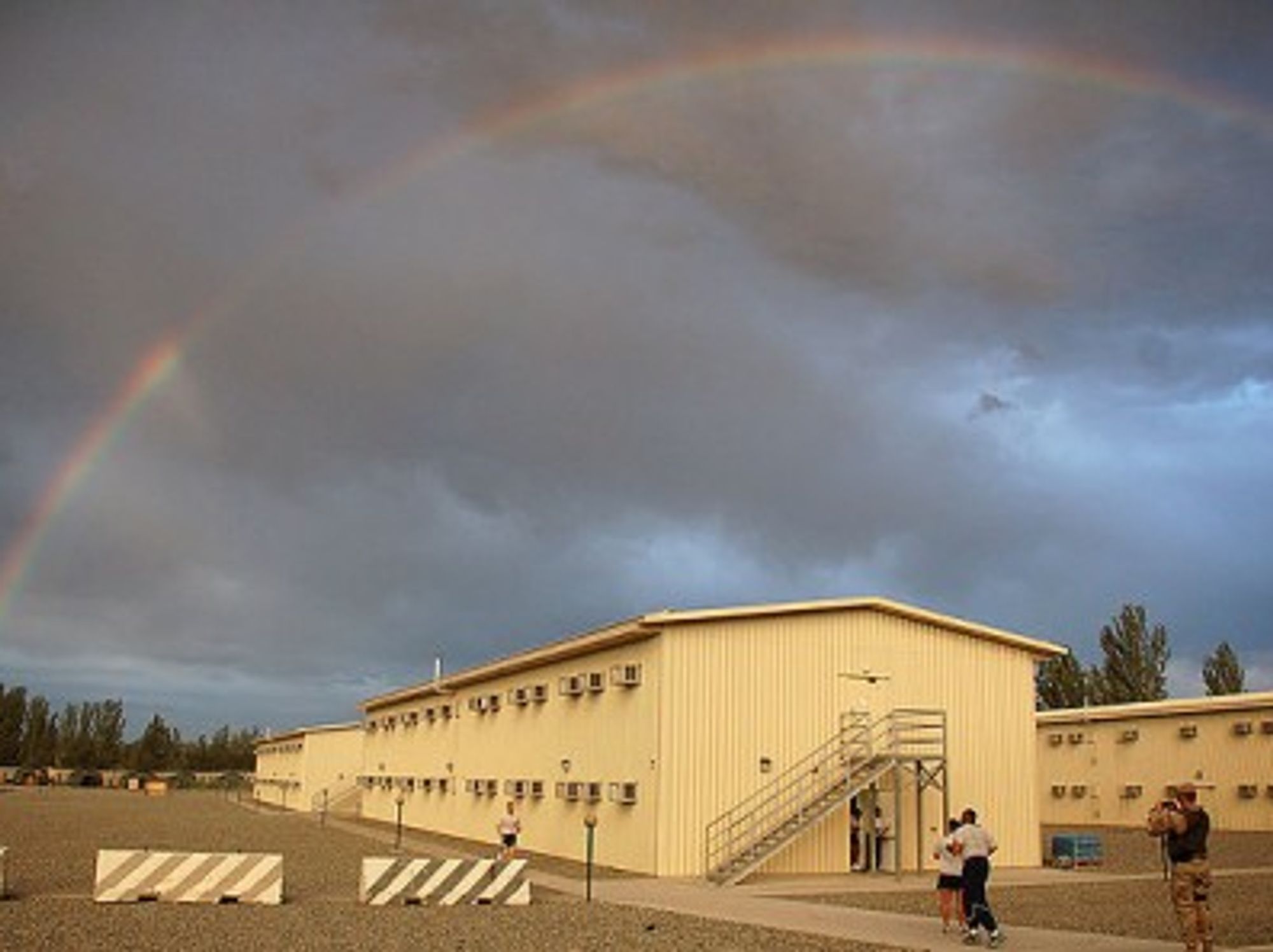 Manas air base in Kyrghizistan