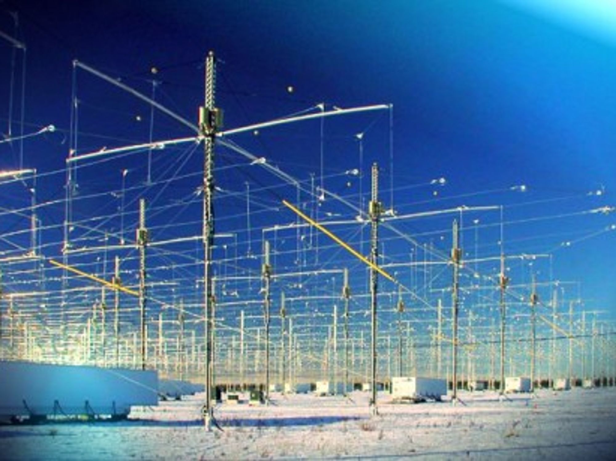 Manipulating the weather? The HAARP antenna array
