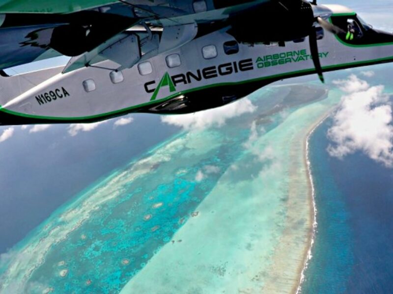 Mapping coral reefs from up high