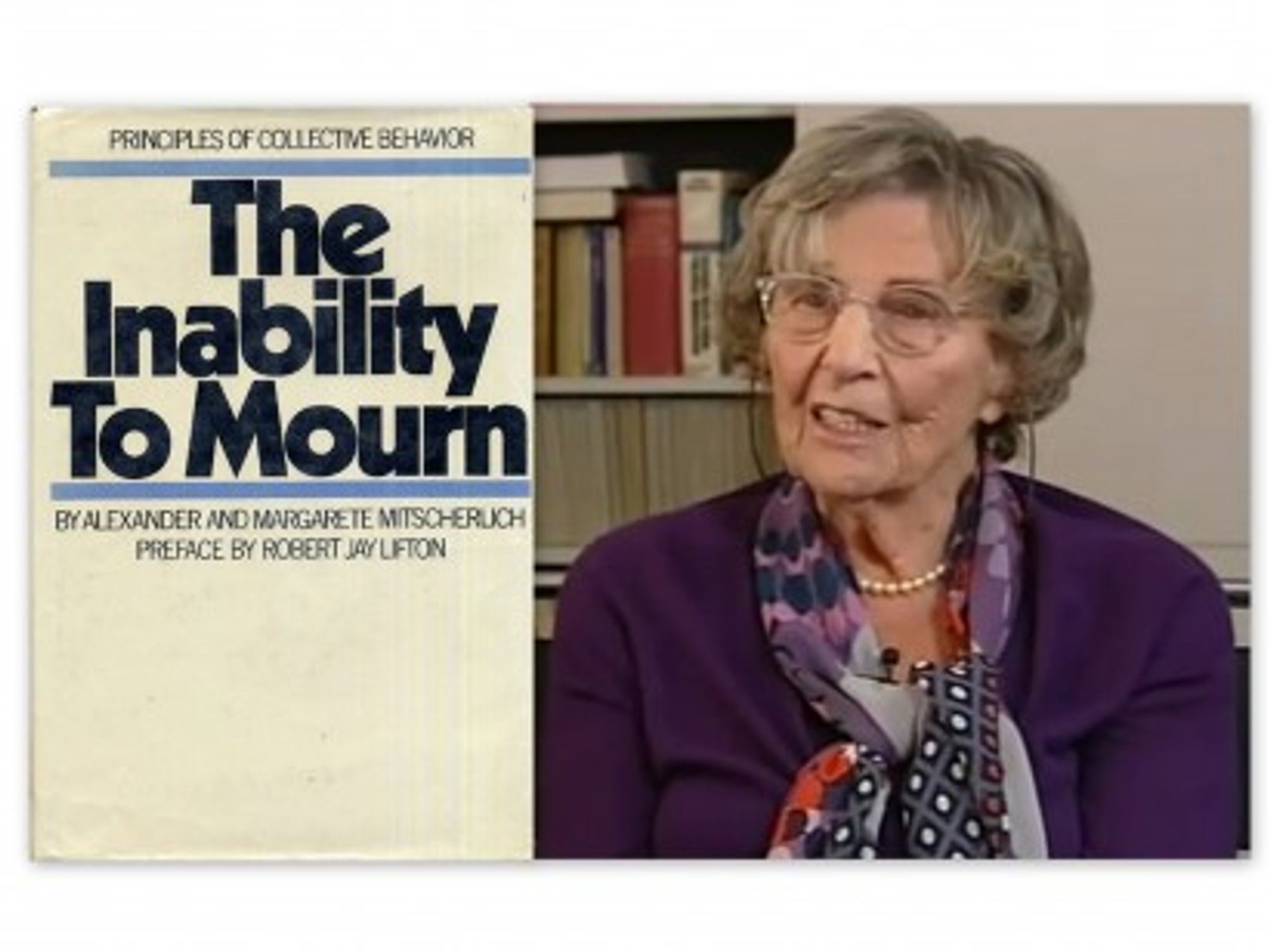 Margarete Mitscherlich, the Grande Dame of German psychoanalysis.