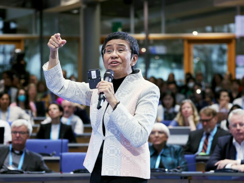 Maria Ressa, Filipino journalist, author and Nobel Peace Prize laureate​