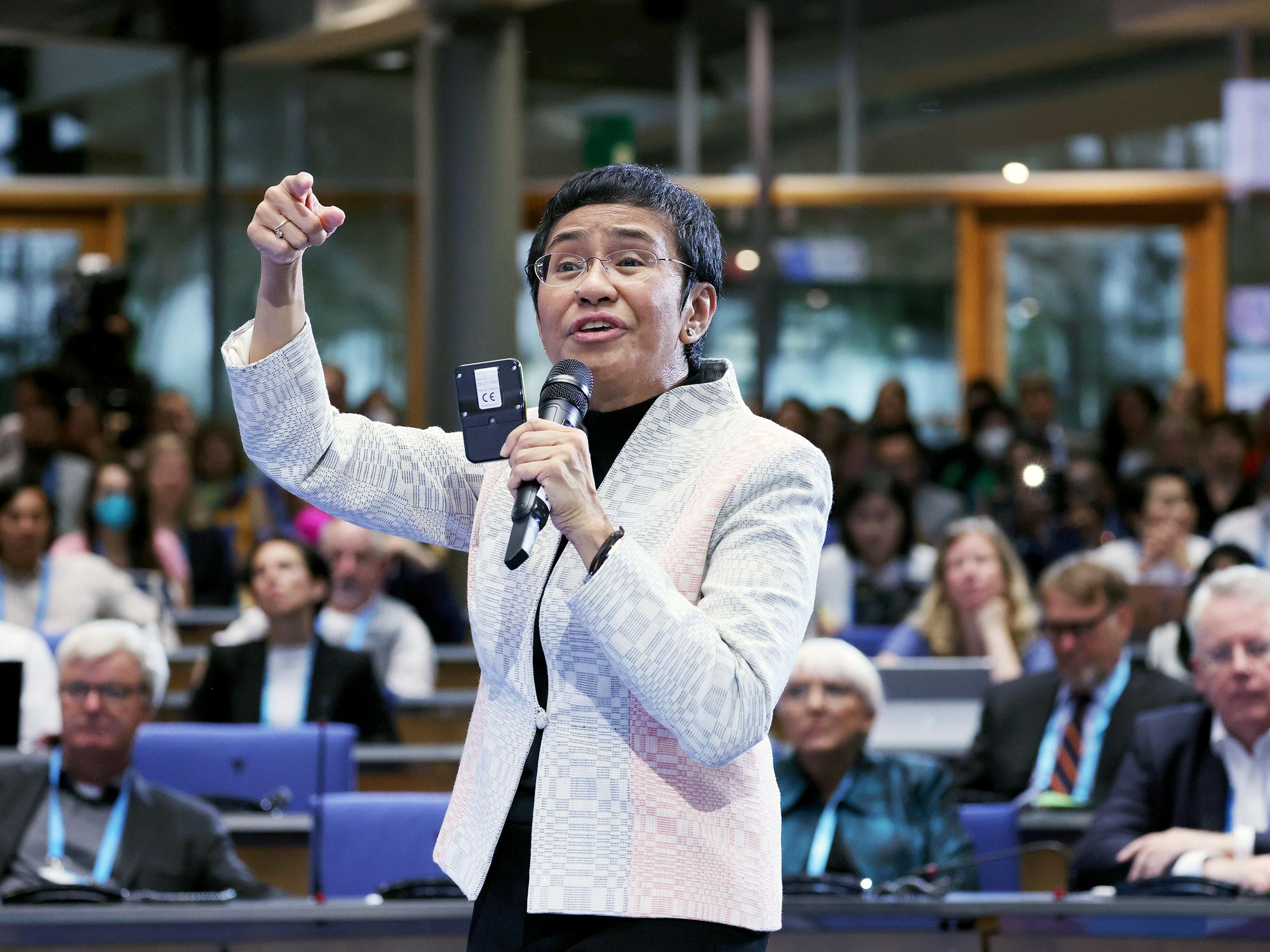 Maria Ressa, Filipino journalist, author and Nobel Peace Prize laureate​