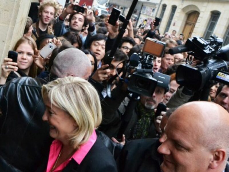 Marine Le Pen earlier this month in Paris (RemiJDN)