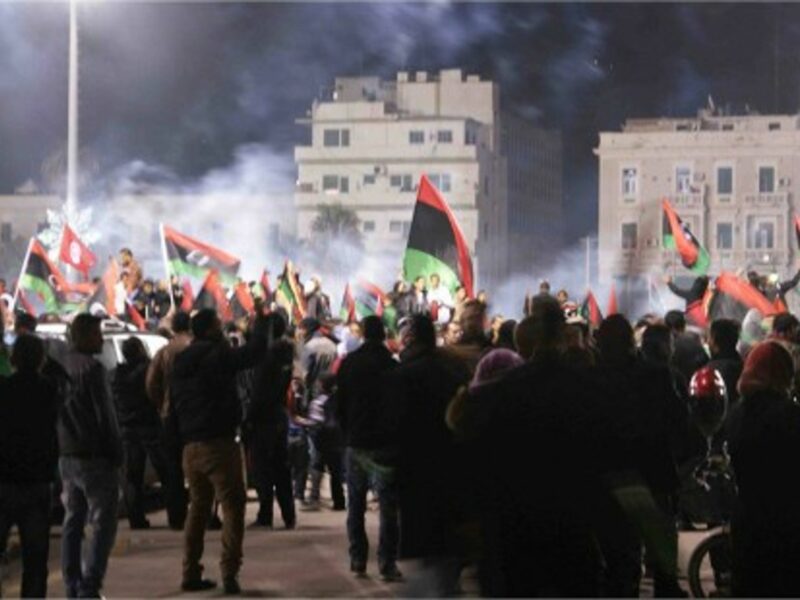 Martyr Square In Tripoli In February