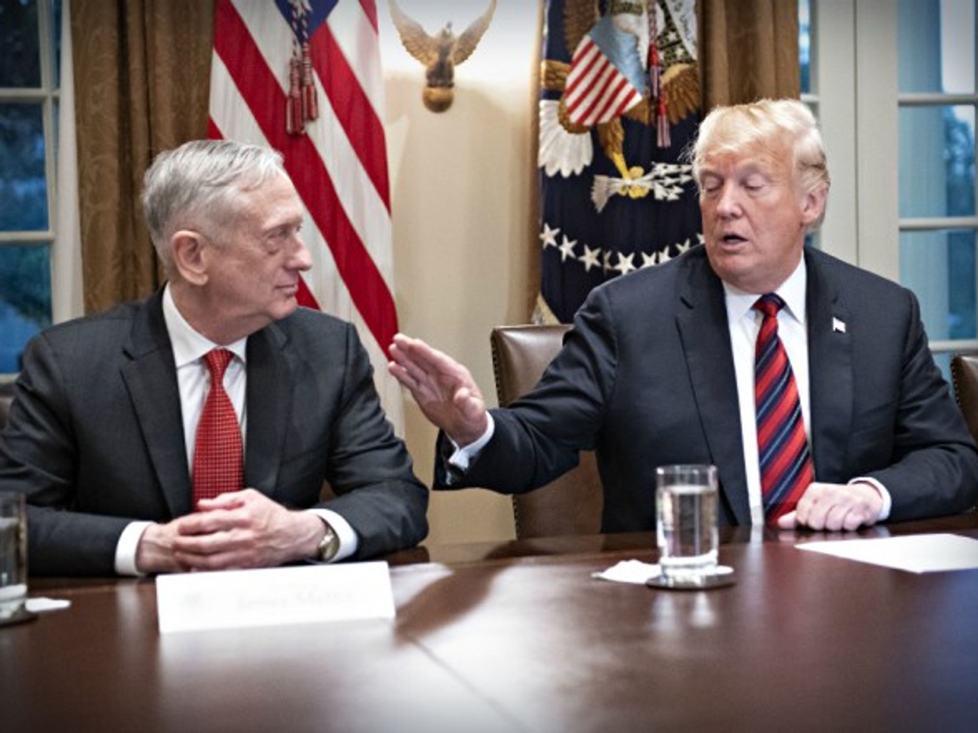 Mattis & Trump on Dec. 20