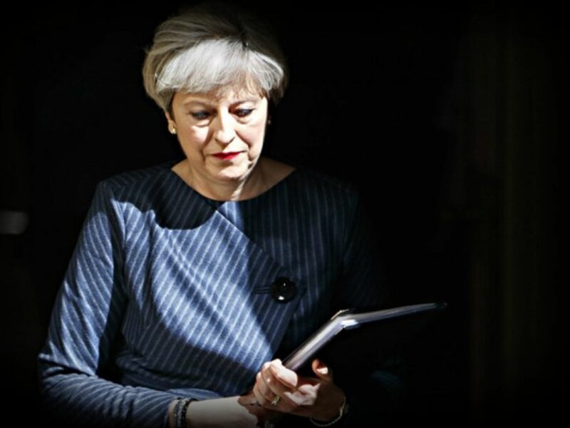 May at 10 Downing Street on Tuesday