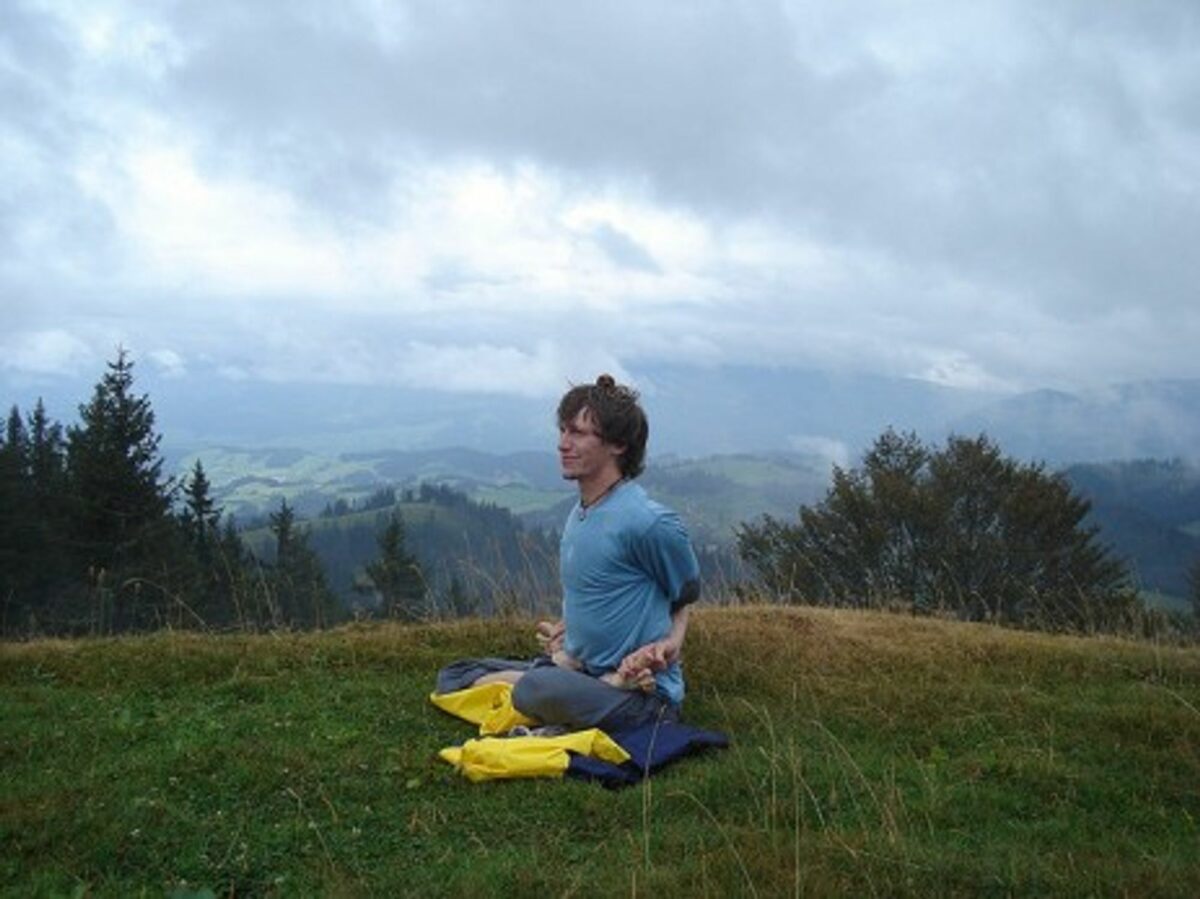 Meditation in the Swiss Alps (Evan Lovely)