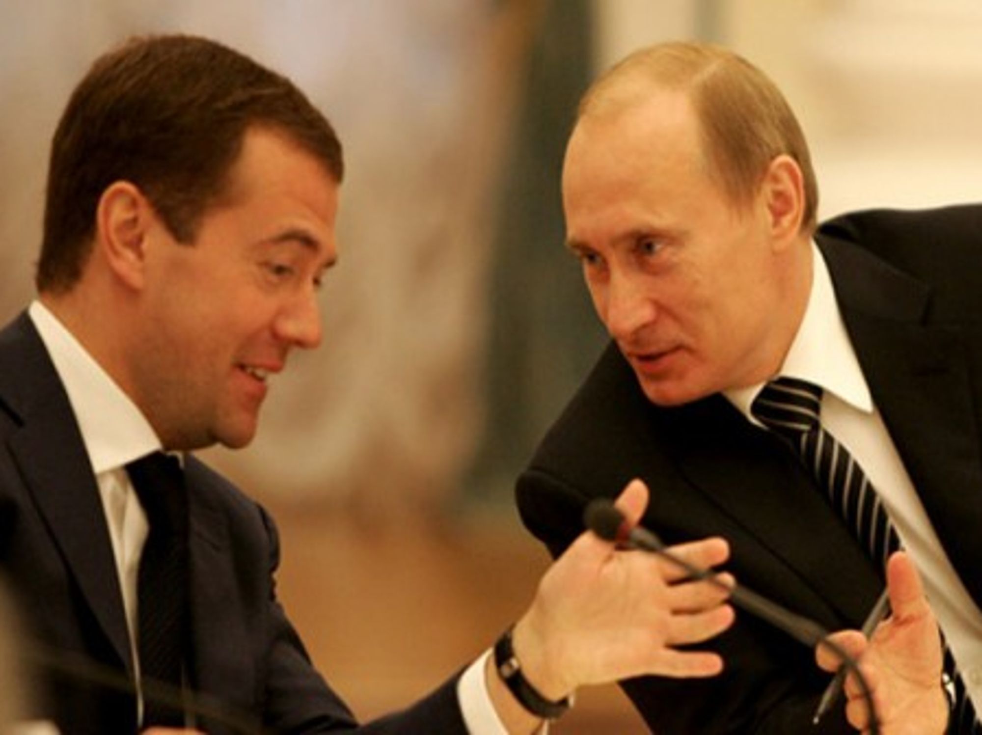 Medvedev and Putin